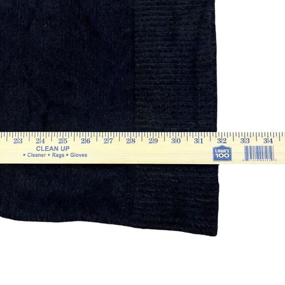 Petal And Pup Daril Sweater Dress Size 0 US Black Mini Balloon Sleeve Mock Neck - Picture 7 of 7